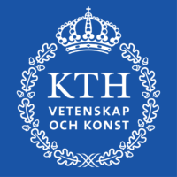 A black and white illustration of KTH Royal Institute of Technology