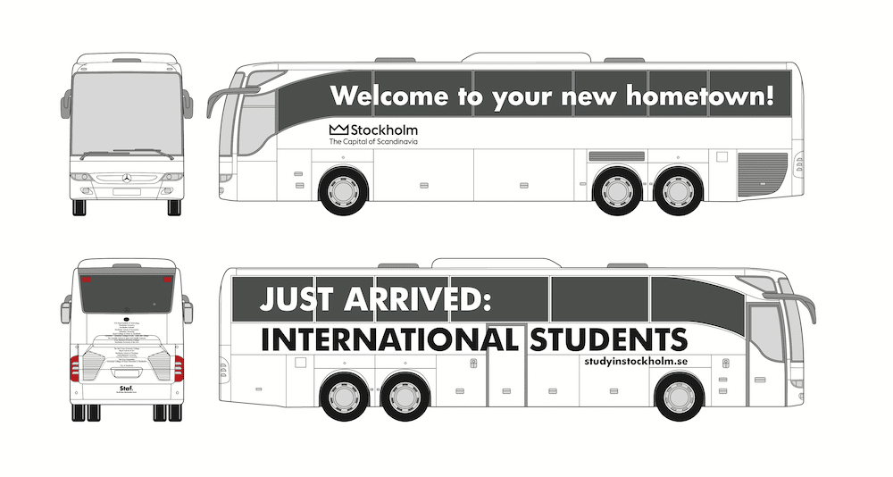 International student bus
