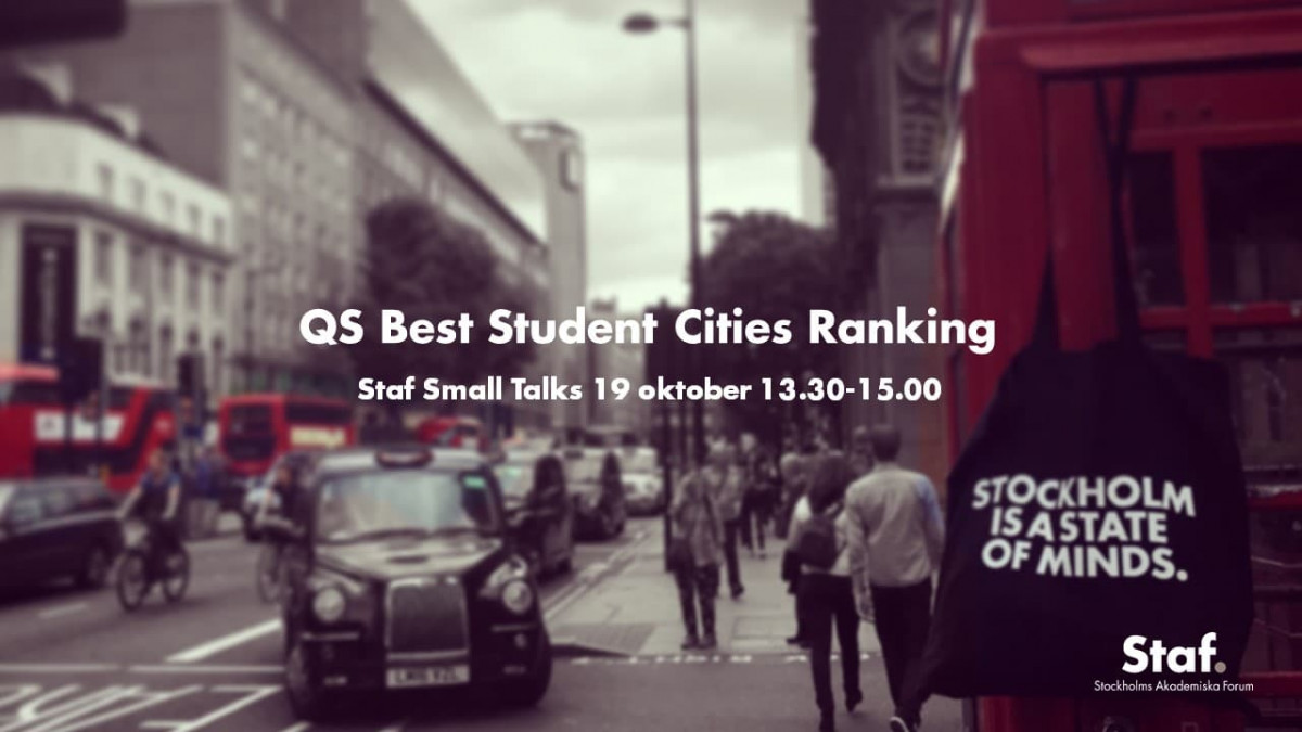 Staf Small Talks om QS Best Student Citites Ranking