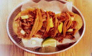 mexican food on a plate